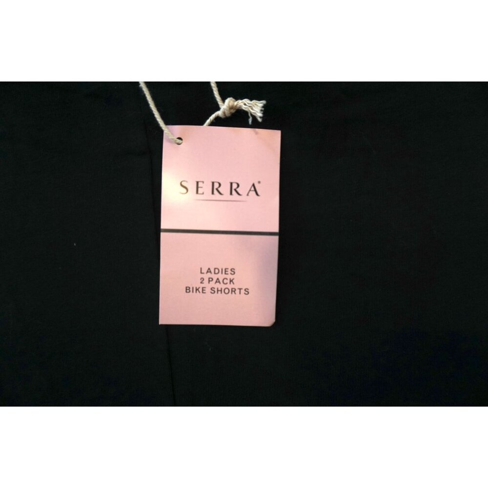 Serra Ladies Black Stretchy Bike Shorts - Size XXL, NWT - Picture 2 of 6